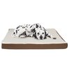 Pet Adobe Pet Adobe Memory Orthopedic Foam Dog Bed- Sherpa Top and Removable Cover- 44.5x35x4.75, Brown 210954LTY